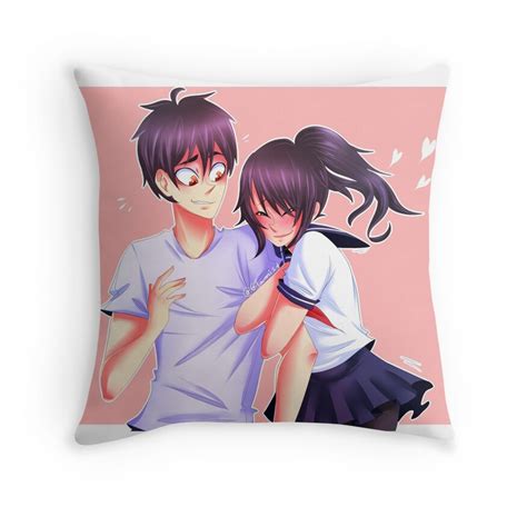 Yandere Chan And Yandere Dev Yandere Simulator Throw Pillows By