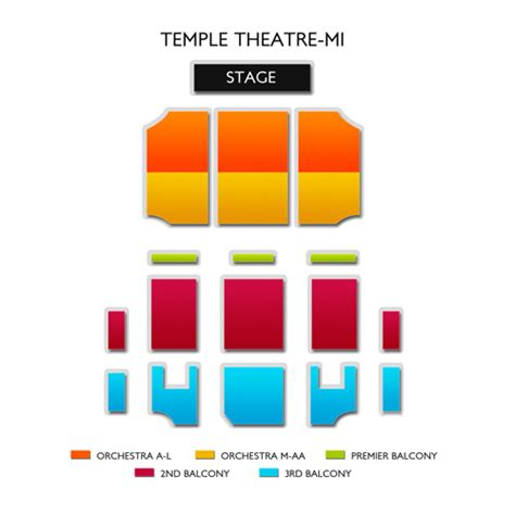 Temple Theater Seating Chart Sportcarima