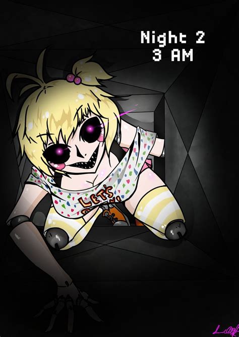Human Toy Chica In The Air Vent Art Made By Me Savannah