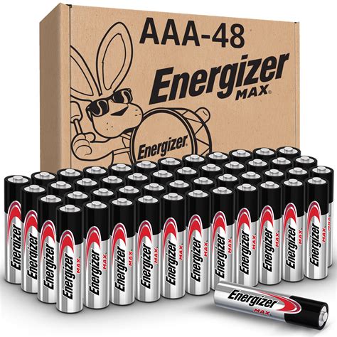 Energizer Max Aaa Batteries Alkaline Triple A Batteries 48 Pack