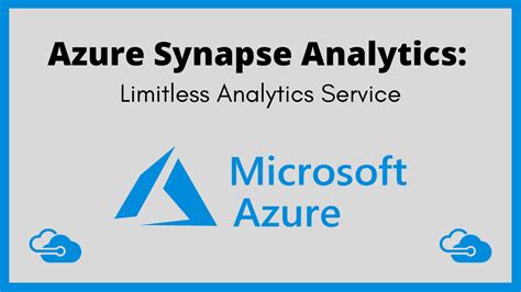 Azure Synapse Analytics Limitless Analytics Service Analyticslearn