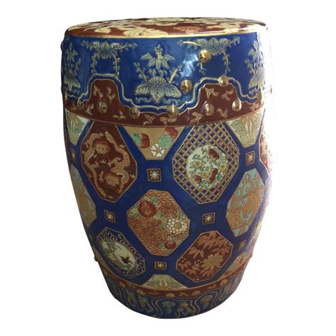 Vintage used chinese outdoor seating chairish. Vintage Chinese Ceramic Garden Stool | Ceramic garden ...