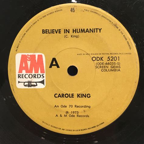 Carole King Believe In Humanity 1973 Vinyl Discogs