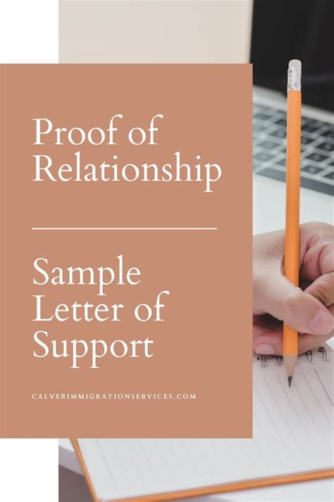 Proof Of Relationship Letter Sample Included Letter Sample