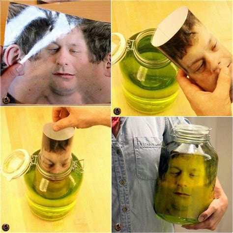 Great Idea Best Pranks Ever Head In A Jar Halloween Hacks