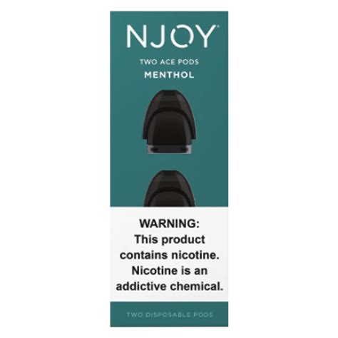 Njoy Ace E-liquid Pod Menthol 5% - Delivered In As Fast As 15 Minutes