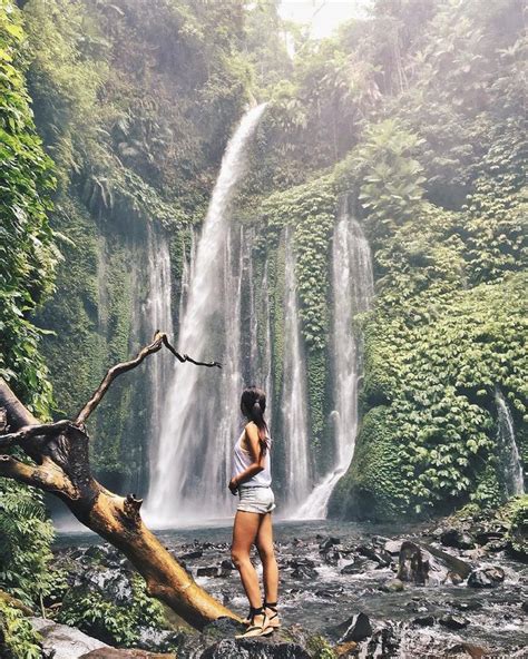 A Perfect For Nature Lover In Lombok Tiu Kelep Waterfall Indonesia