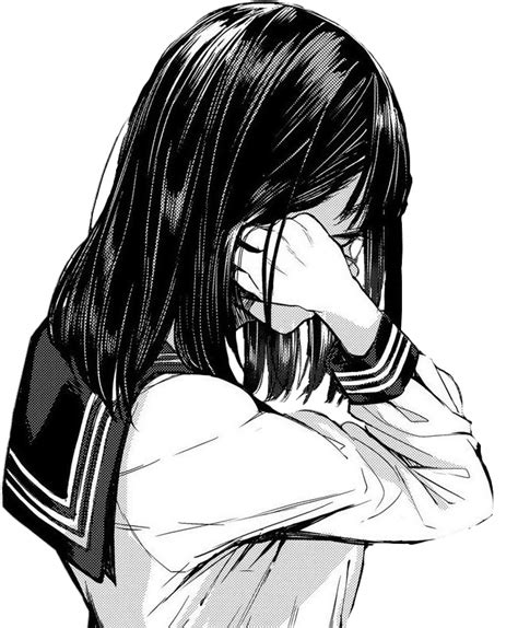 Transparent Sad Anime Girl Png Sad Girl Cartoon Images Download Png