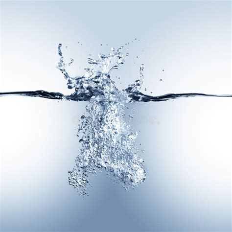 Dramatic Blue Water Splash Stock Photo Image Of Lake 101470626