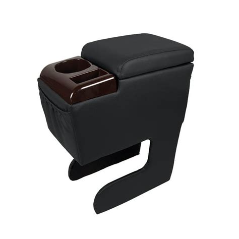 Ispchen Car Consoles Armrest Storage Box With Cup Holder Universal Automotive Center Console