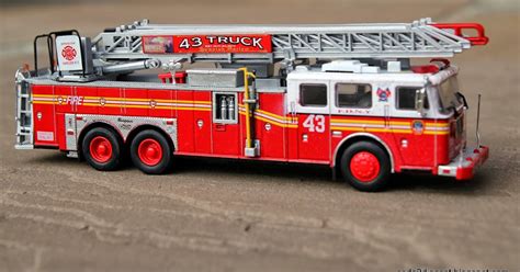 My Code 3 Diecast Fire Truck Collection Seagrave Rear Mount Ladder