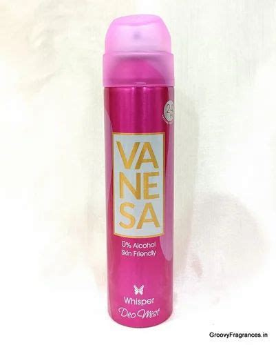 Vanesa Whisper No Alcohol Skin Friendly Deodorant Mist 150ml Pack Of