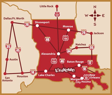 Where Is Lafayette La On The Map Oklahoma Road