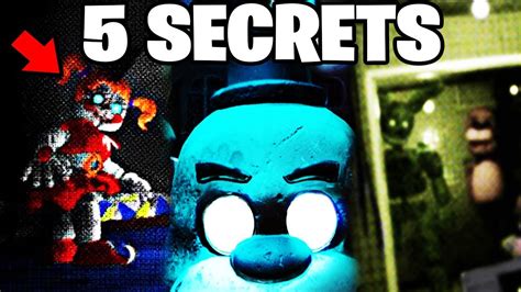 Top 5 Fnaf 7 Secrets And Easters Eggs You Missed Fnaf Into Madness