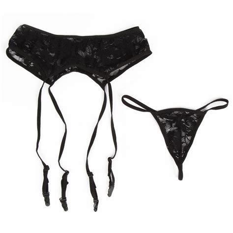 sexy women s lace garter belt stocking g string lingerie thigh highs stockings ebay