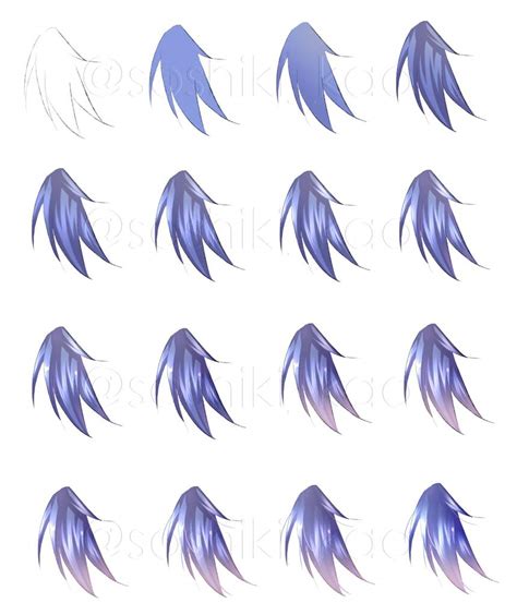 Digital Soft Hair Coloring Tutorial Anime Art Amino