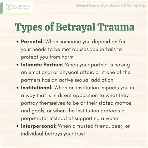 Betrayal Trauma Signs Recovery And Getting Help