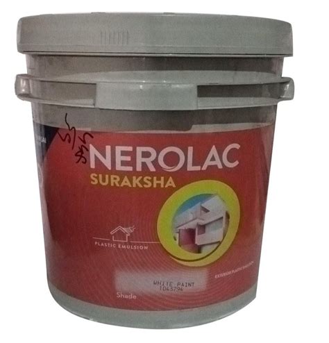 Nerolac Suraksha Emulsion Paint Ltr At Rs Bucket In Indore