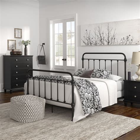 For kids' rooms, guest rooms, and master bedrooms alike, the. Weston Home Nottingham Metal Full Bed, Antique Black ...
