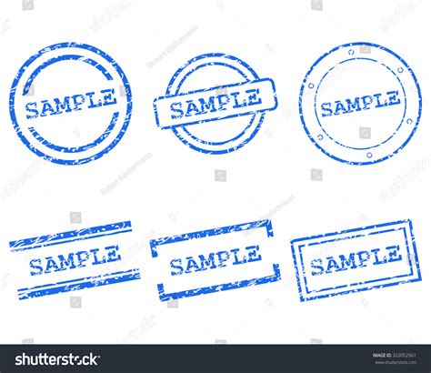 Sample Stamps Stock Vector Royalty Free 322052561 Shutterstock