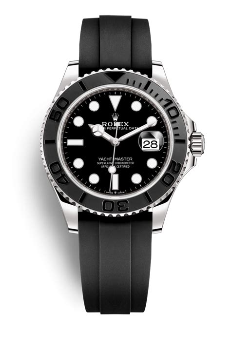How much does a rolex cost? 226659-0002 : Rolex Yacht-Master 42 White Gold / Black ...
