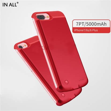 In All 5000 Mah For Iphone 8 Plus Battery Case For Iphone 7 Plus 6s
