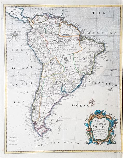 Antique Maps Antique Maps Of South America For Sale
