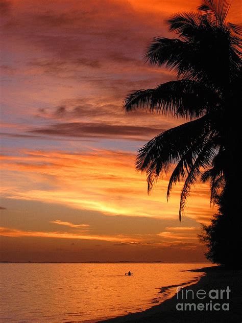 Cook Islands Sunset Photograph By Axel Bueckert Fine Art America