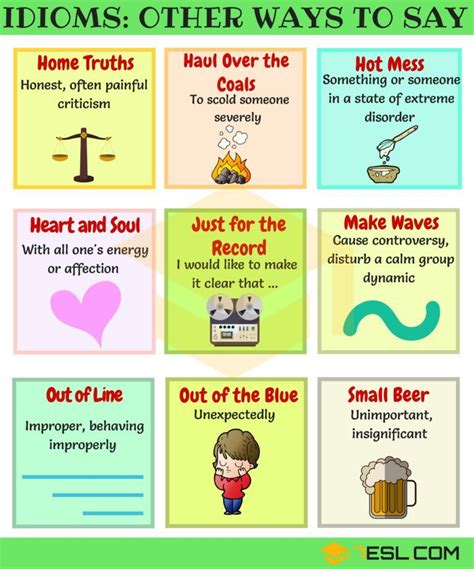 55 Common Idiomatic Expressions In English Other Ways To Say English
