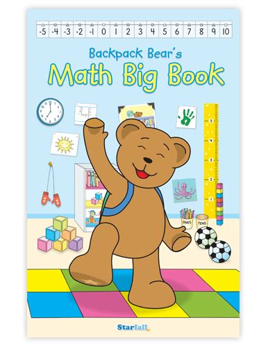 Backpack Bears Math Big Book Projectable Math