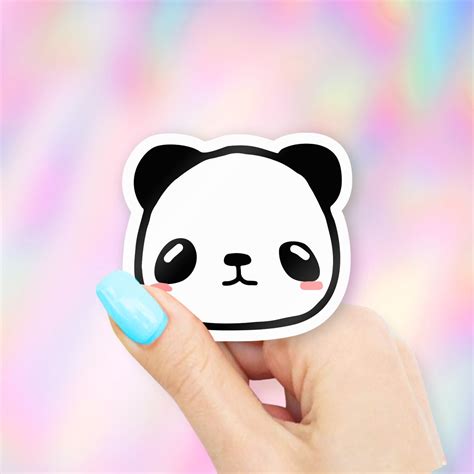 Cute Panda Sticker Panda Stickers Zoo Stickers Macbook Stickers