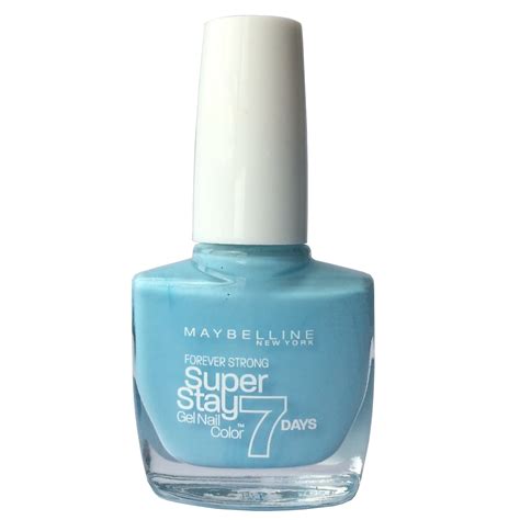 maybelline superstay 7 days gel nail polish 20 uptown blue