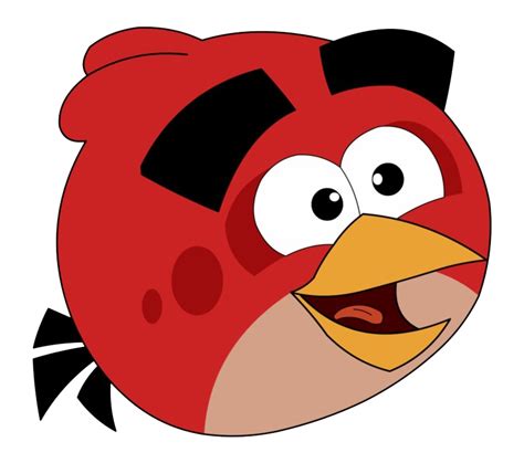 Angry Bird Red Smiling Transparent Png Stickpng Vrogue Co