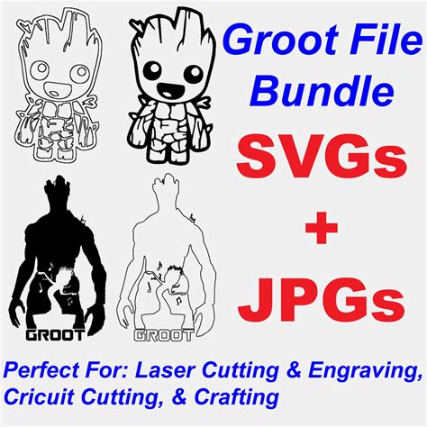 Groot Svg And  File Bundle Etsy