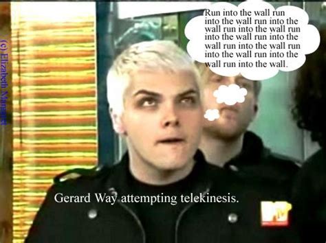 Gerard Way Funny Pictures Gerard Way Telekinesis By Eltonaddict On