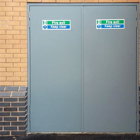 Fire Rated Fire Exit Double Door Made To Measure Lathams