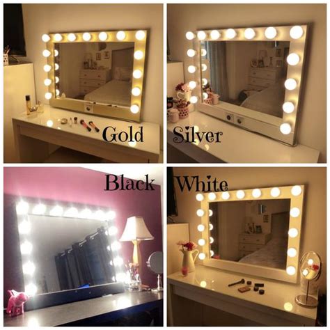 The whole point of having a vanity mirror is so that you get good lighting when applying your makeup and that's important and definitely worth some attention. Hollywood lighted vanity mirror-large makeup mirror with ...