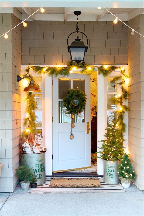 15 Fun And Festive Christmas Porch Ideas Modern Glam Holidays