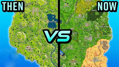 The fortnite chapter 2 season 5 map has now been revealed. SEASON 1 VS SEASON 7 Map In Fortnite Battle Royale! - YouTube