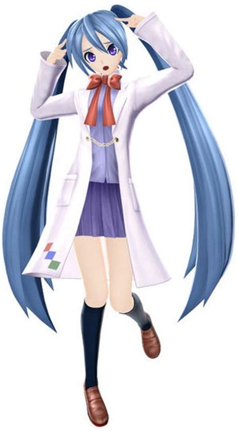 Lab Coat Anime Girl Scientist