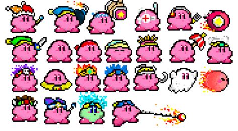Kirby Updated Sprites Pixel Art Maker