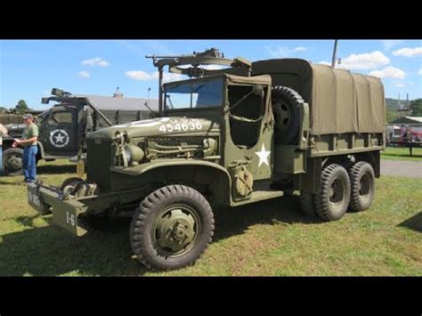 WWII GMC Soft Top CCKW 353 2½ ton 66 Truck Detail Walk Around Video
