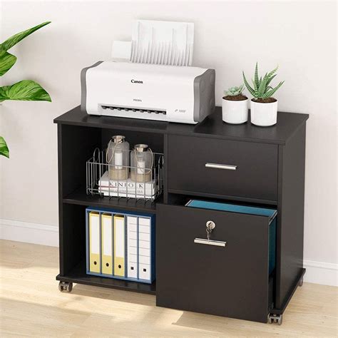 An organized filing system not only keeps your desk free of clutter, but it's also a great way to keep your important documents safe. Tribesigns 2 Drawer File Cabinet with Lock, Mobile Lateral ...