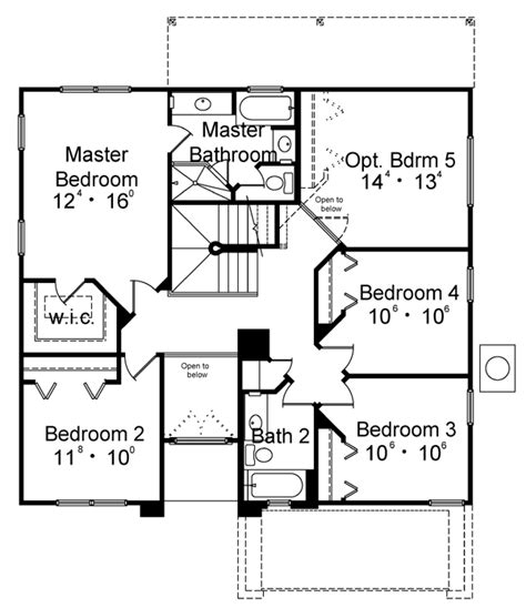8949 5 Bedrooms And 2 Baths The House Designers 8949
