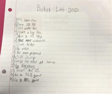 Summer Bucket Lists The Howler