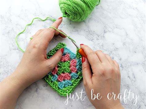 Learn to Crochet the Classic Granny Square - Just Be Crafty