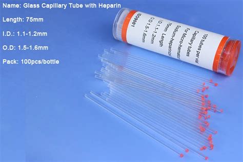 Micro Hematocrit Capillary Tubes With Heparine Buy Micro Hematocrit