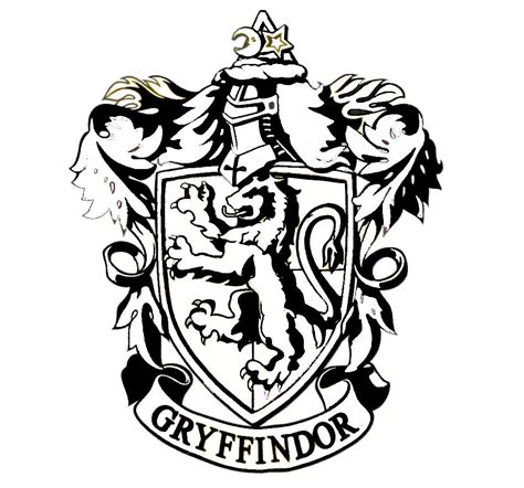 Gryffindor House Crest Harry Potter Coloring Pages Gryffindor Crest Gryffindor