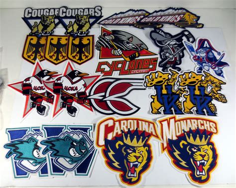 20 Minor League Jersey Front Crest Team Logos Ahl Ihl