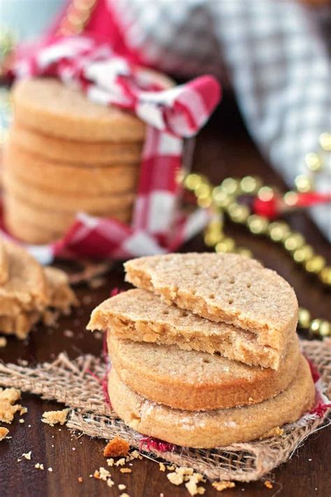 peanut butter  honey shortbread cookies savory nothings